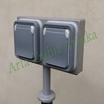 پریز پایه دار دبل