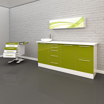 کابینت بندی دندانپزشکی فلزی 