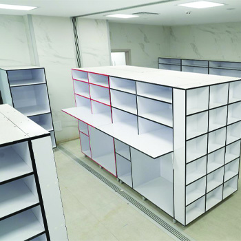 قفسه داروخانه پیشخوان دار 