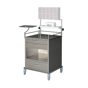 ترالی بیهوشی استیل