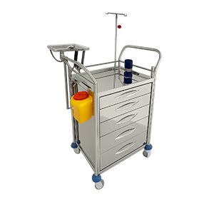 ترالی اورژانس استیل