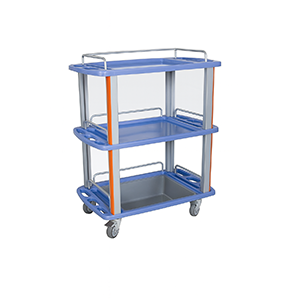 ترالی 3طبقه استیل و ABS